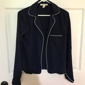 FOREVER 21 navy shirt/jacket