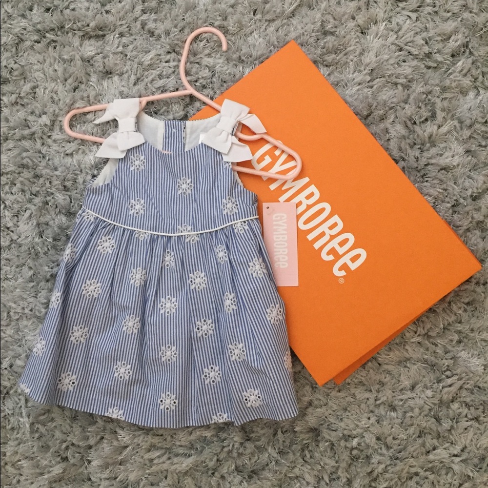 NWT Gymboree Stripe Blue Dress