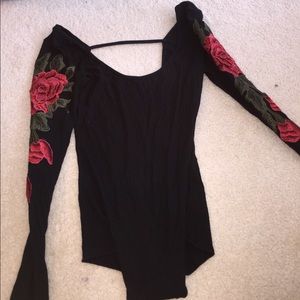 LF rose bodysuit