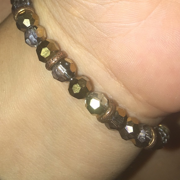 Alex & Ani Gold Beaded Bracelet - Picture 3 of 4
