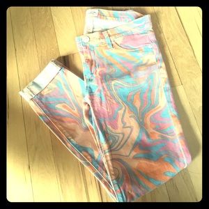 Hudson Hardin super skinny copped jeans