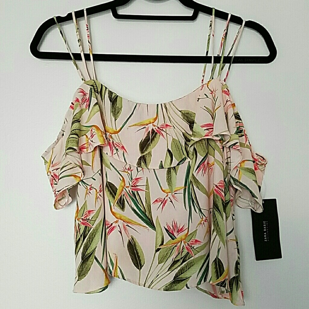 Zara floral top