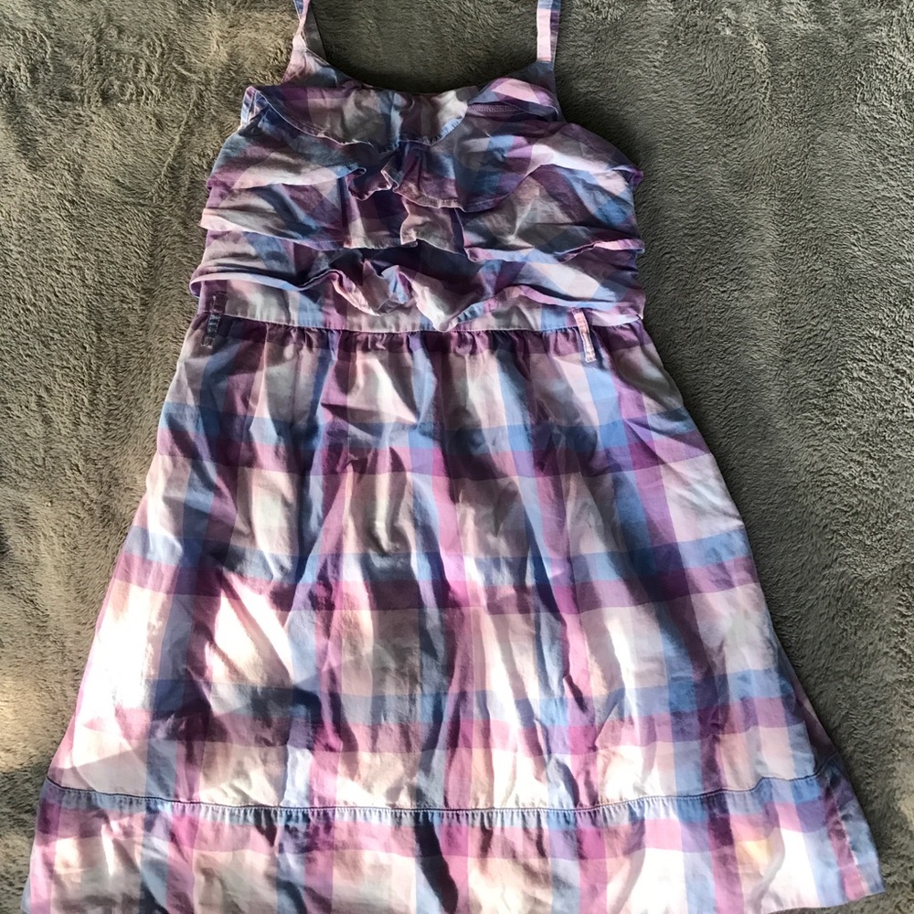 Beautiful purple plaid dress