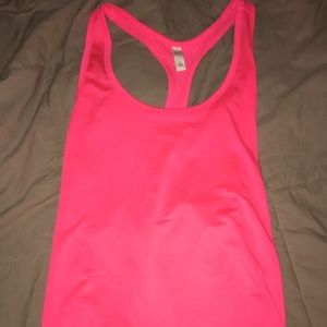 SO hot pink tank top