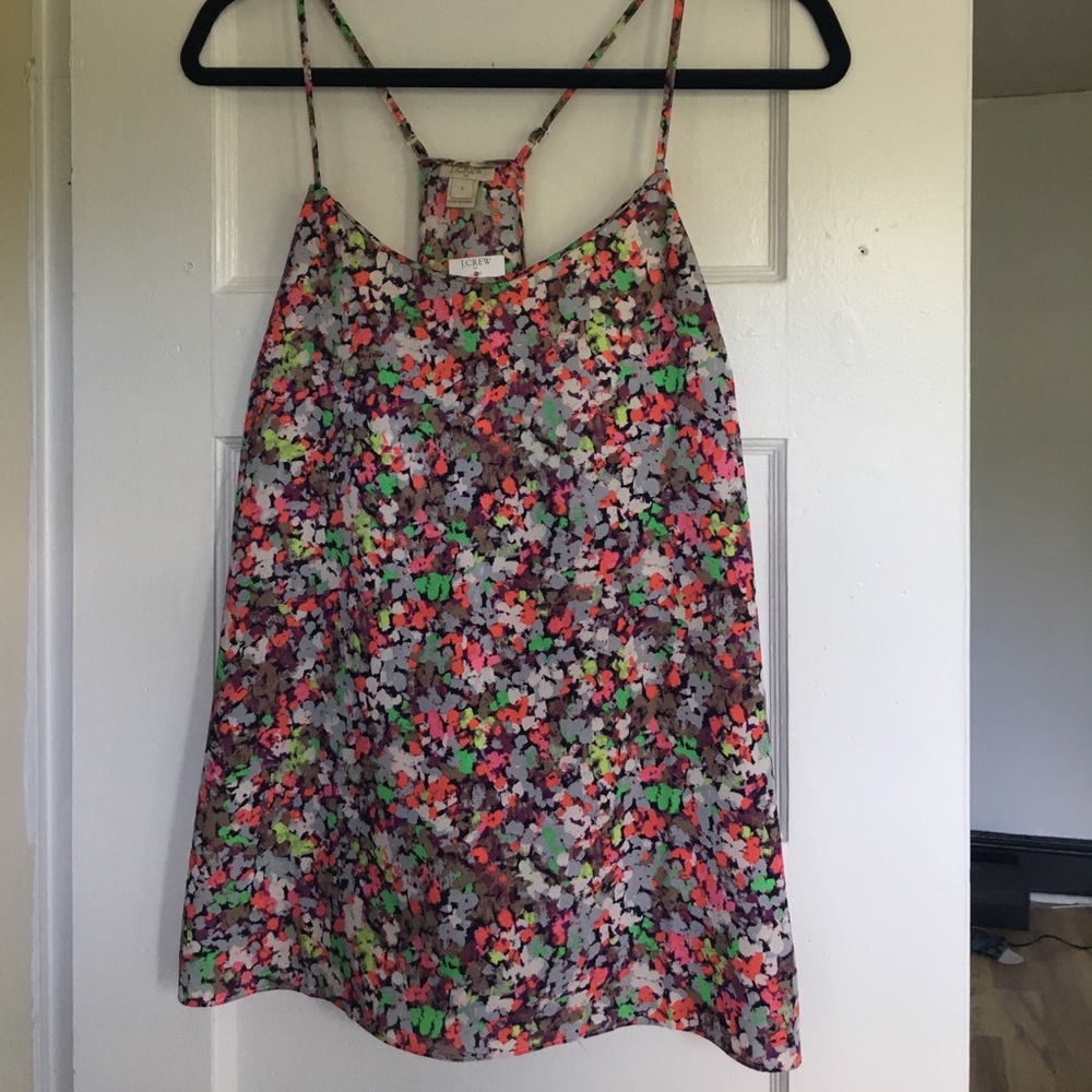 J. Crew Factory floral tank