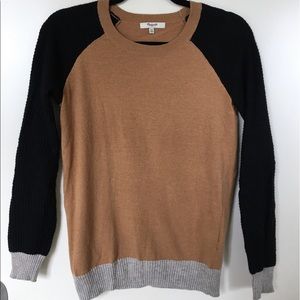 Madewell color block sweater