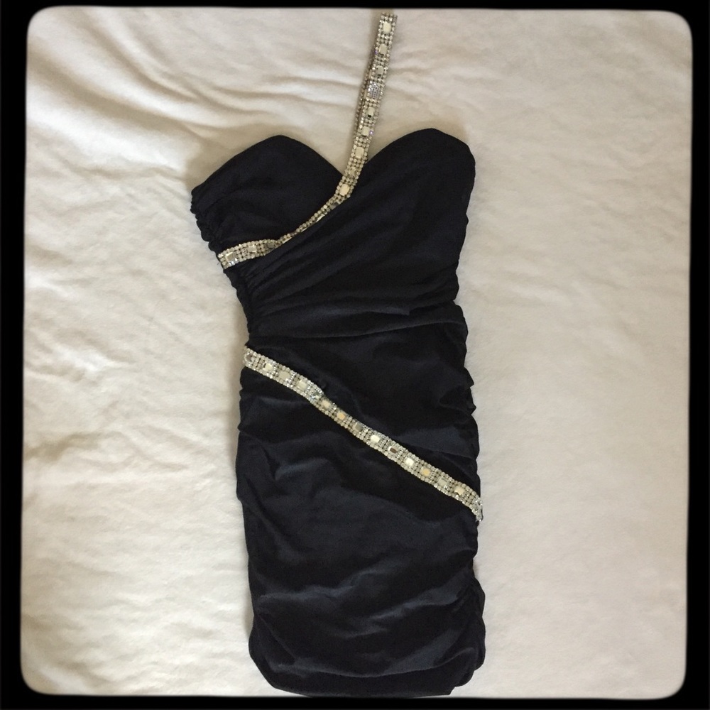 Black Bodycon Prom/Cocktail Dress