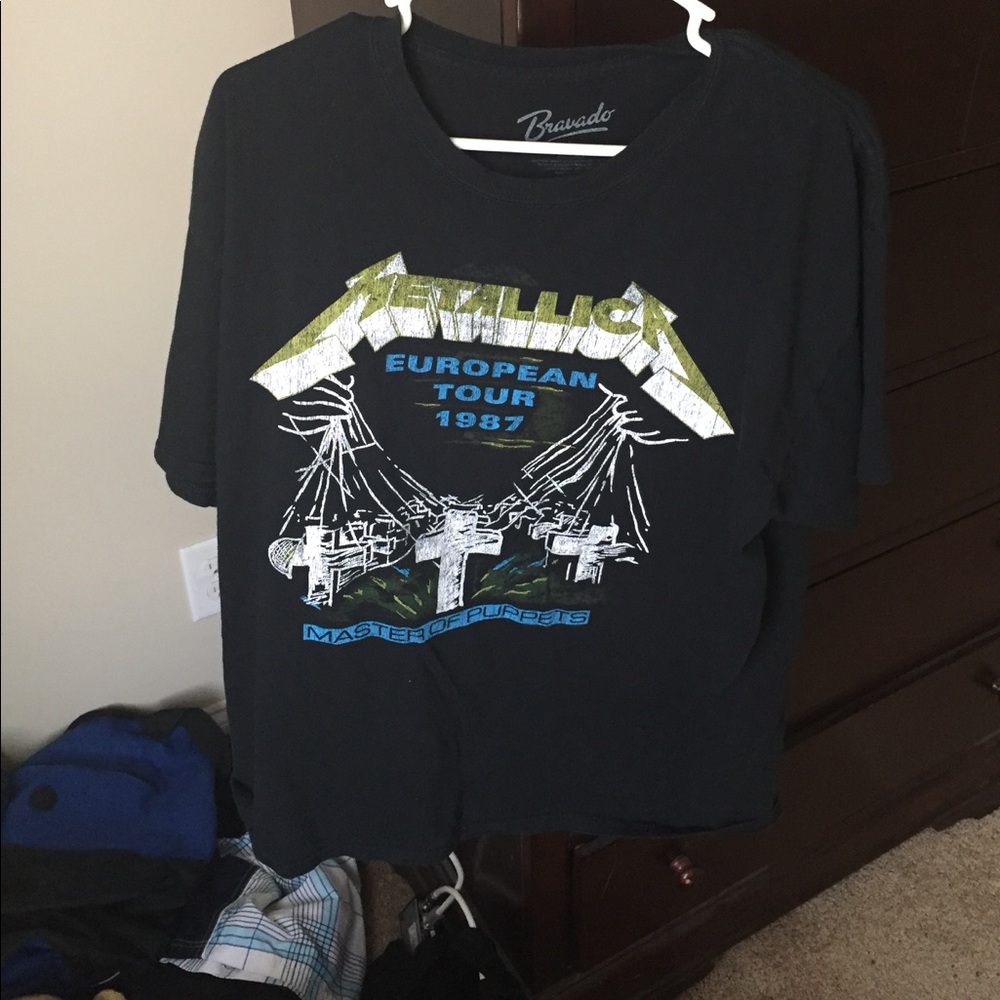 Metallica "European Tour-1987" Vintage Shirt