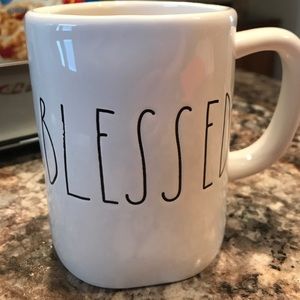 Rae Dunn mug "blessed"