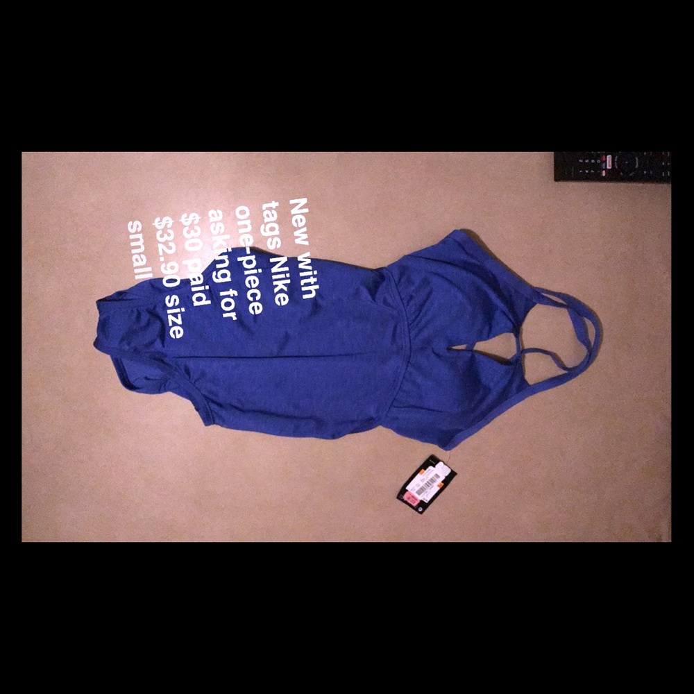Nike NWT Blue One-Piece Swimsuit