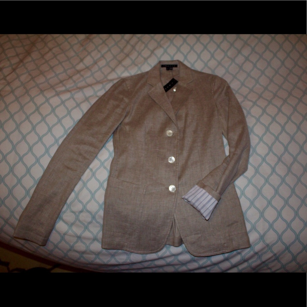Theory Minout Fawn Heather Blazer