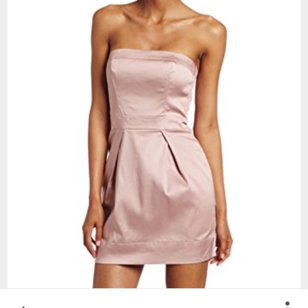 NWT French connection Pink Strapless Dress