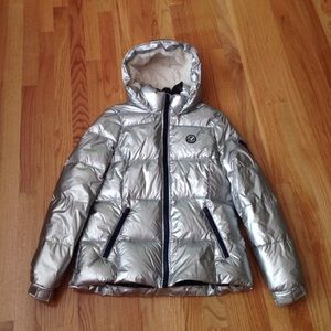 🔴SOLD🔴American eagle silver jacket coat