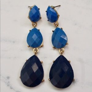 Ombré Blue Drop Earrings