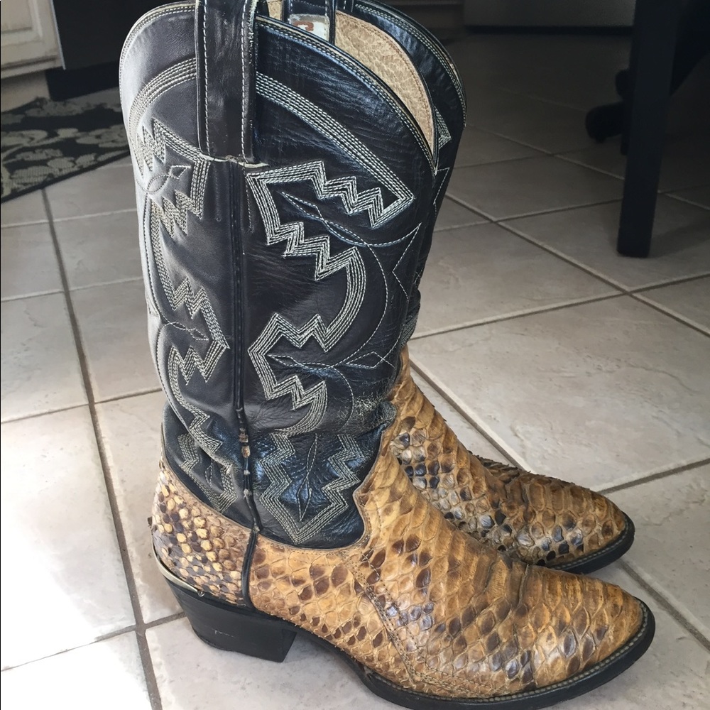 Cowtown Rattlesnake Cowboy Boots