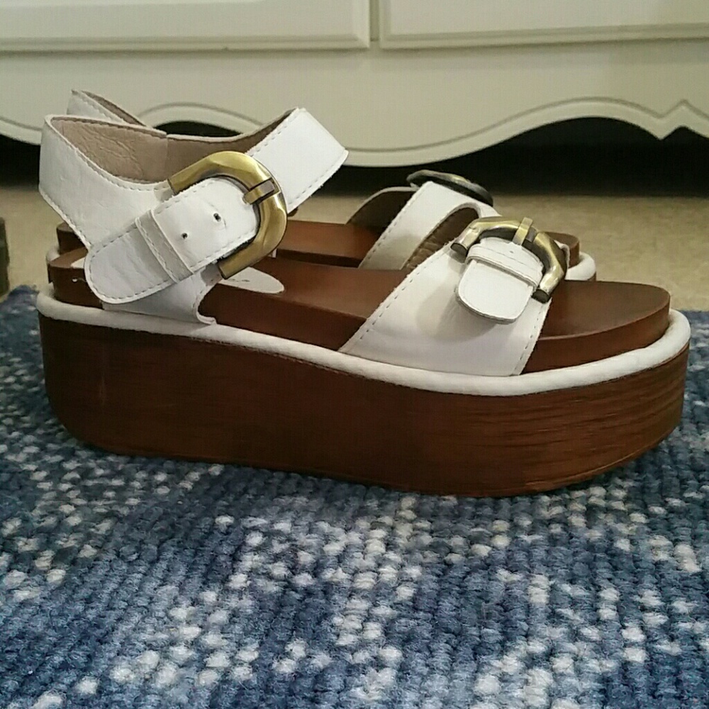 White Platform Sandals!