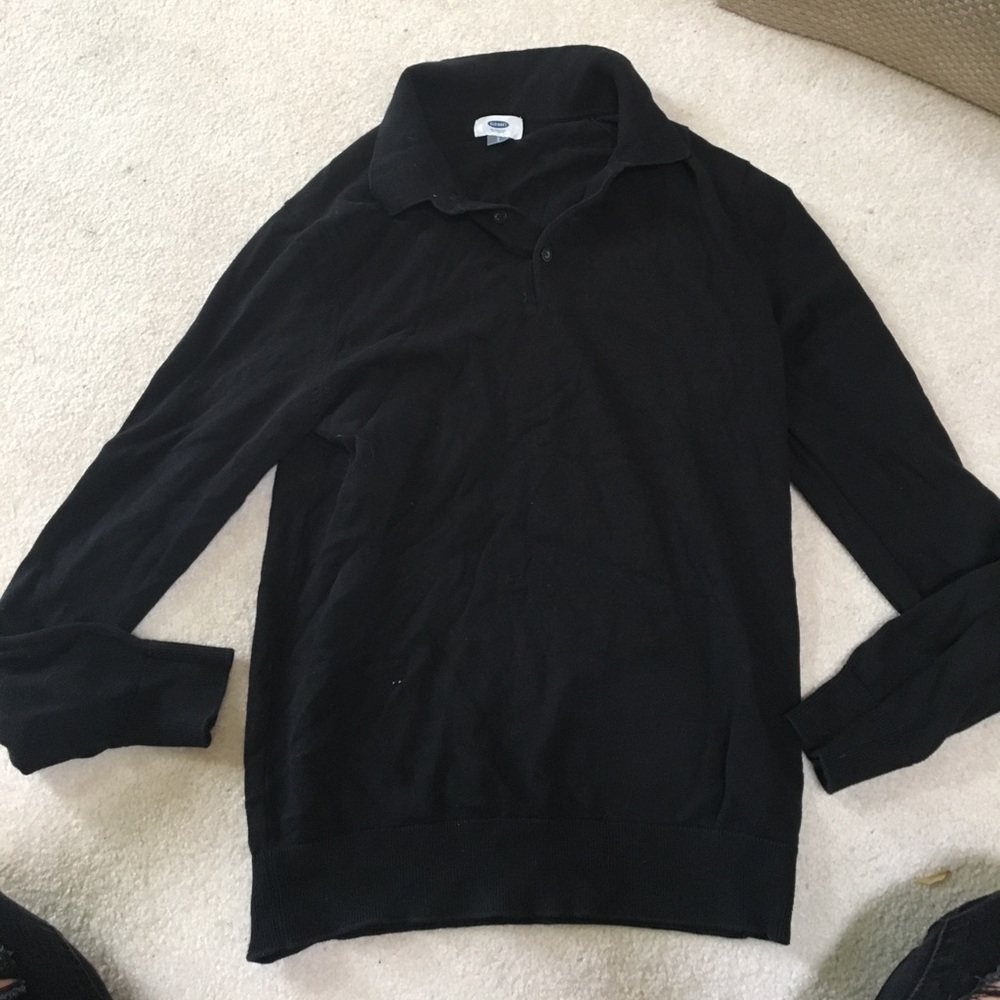 Black throw over
