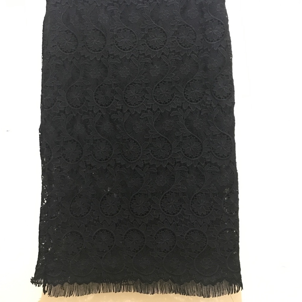 Lace with fringe skirt