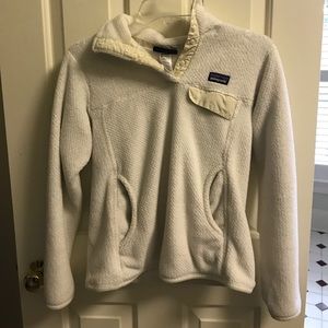 Women's small white Patagonia fleece