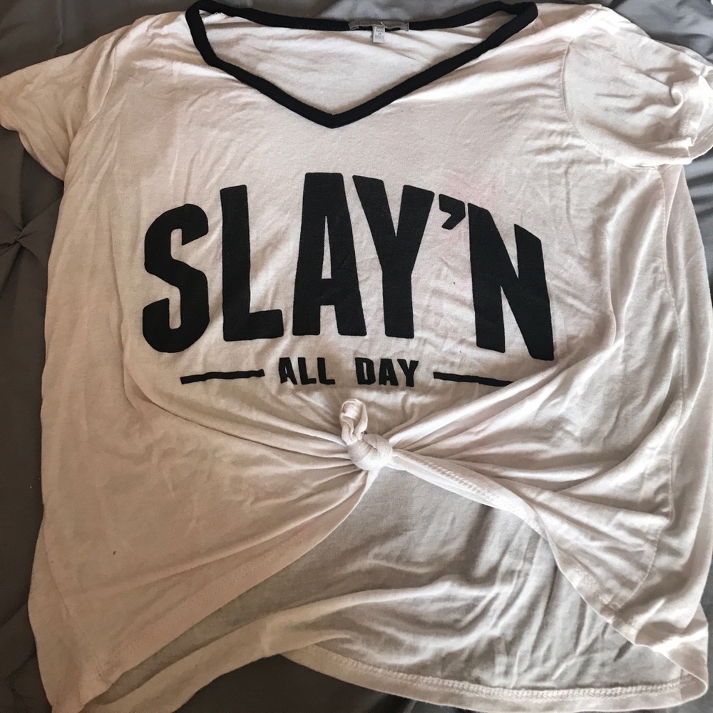 Cute tied up t-shirt