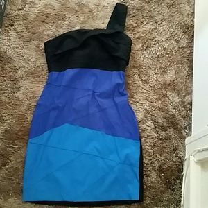 One stripe mini dress