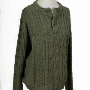 St. John's Bay olive sweater size XL