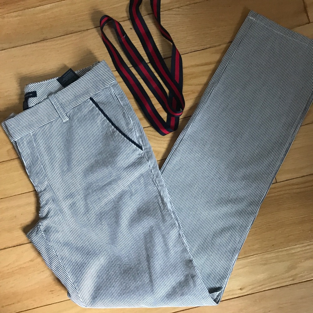 Tommy Hill figure blue and white striped pants