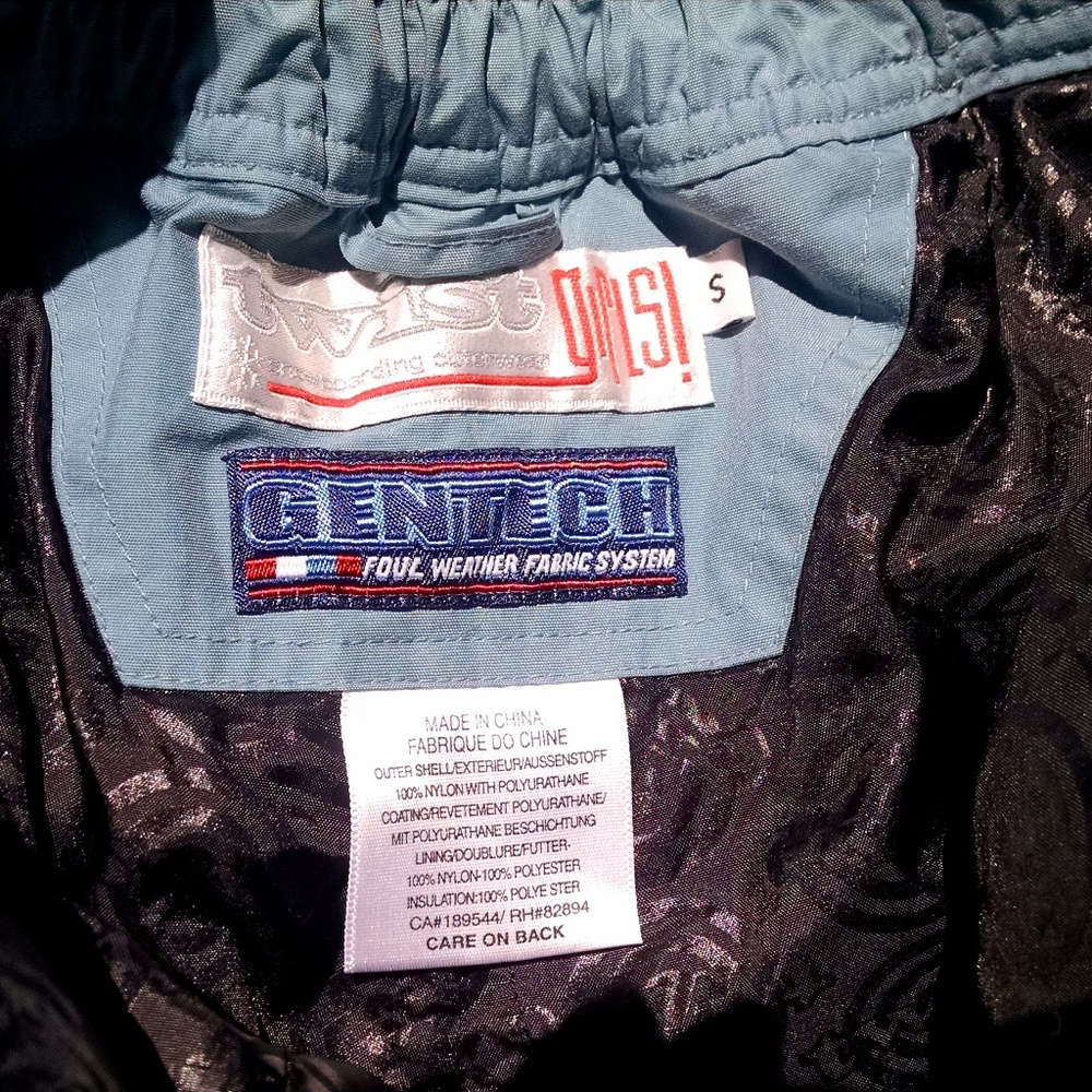 Vintage 90s Twist Snowboarding Blue Ski Pants - Picture 3 of 8