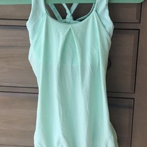 NWOT Lululemon workout tank in mint green