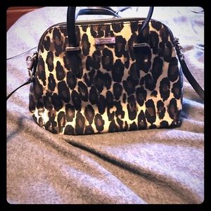 Kate space purse leopard print !