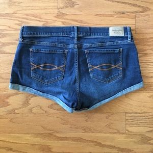 Abercrombie Dark Wash Denim Shorts