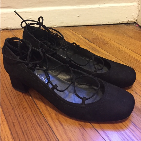 Stuart Weitzman Cordon lace up pumps - Black - Picture 2 of 6
