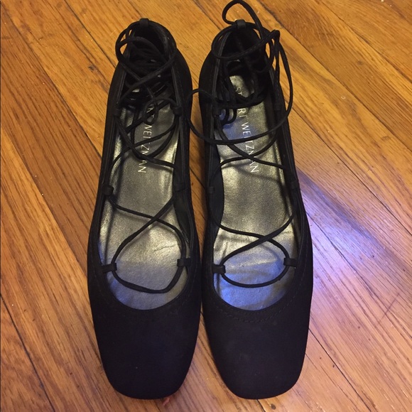Stuart Weitzman Cordon lace up pumps - Black - Picture 3 of 6