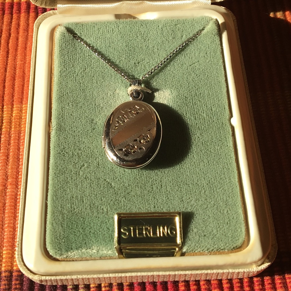 Sterling silver picture necklace