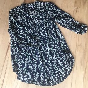 LUSH floral shirt/blouse