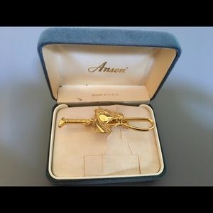🐴 Vintage Gold Horse Brooch