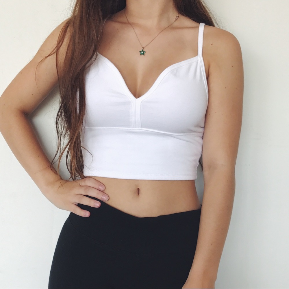 White Crop Top