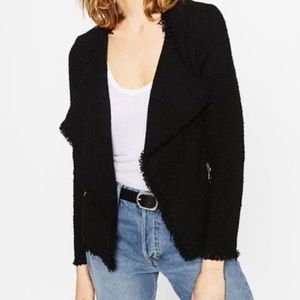 Zara Frayed Blazer