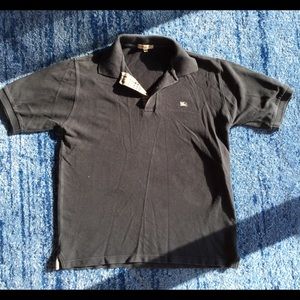 Small Navy Burberry Brit Polo