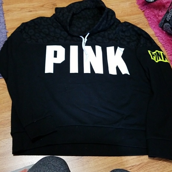 PINK Victoria's Secret Tops - Pink Cowl Neck Sweatshirt