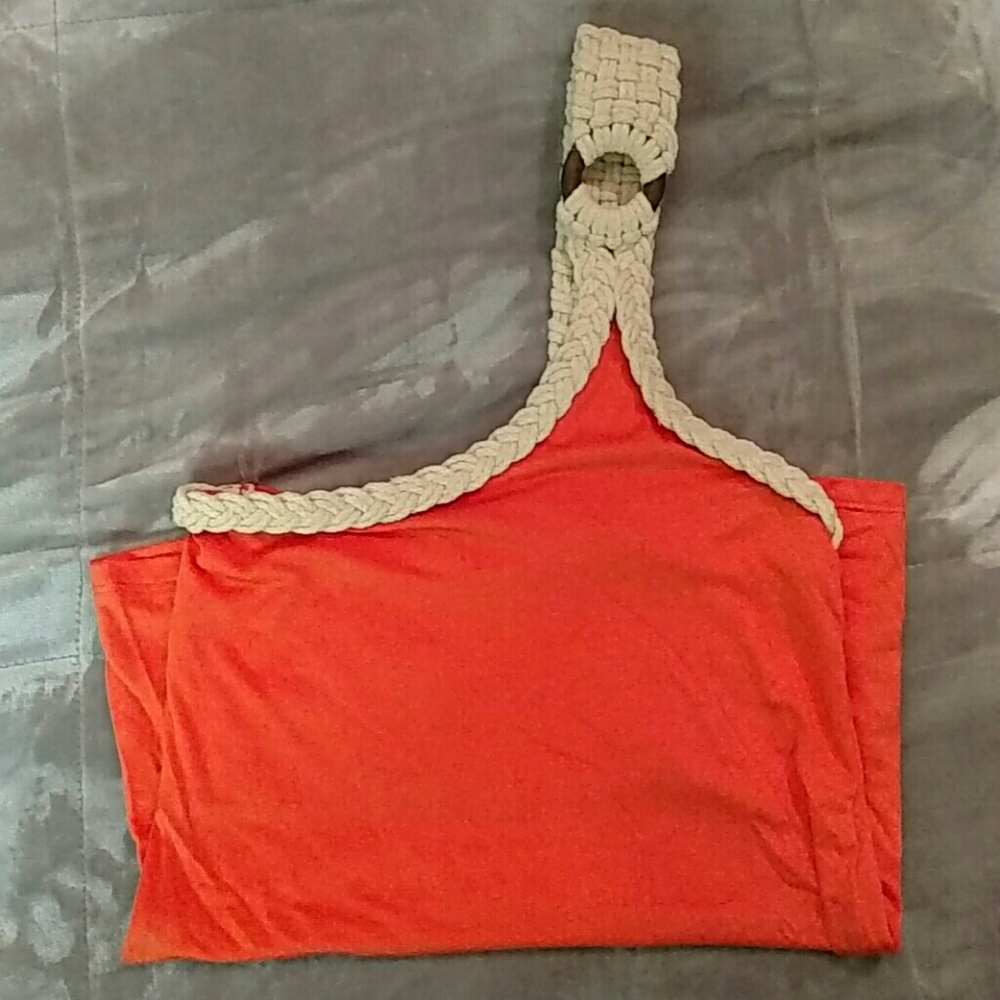 Orange tank top
