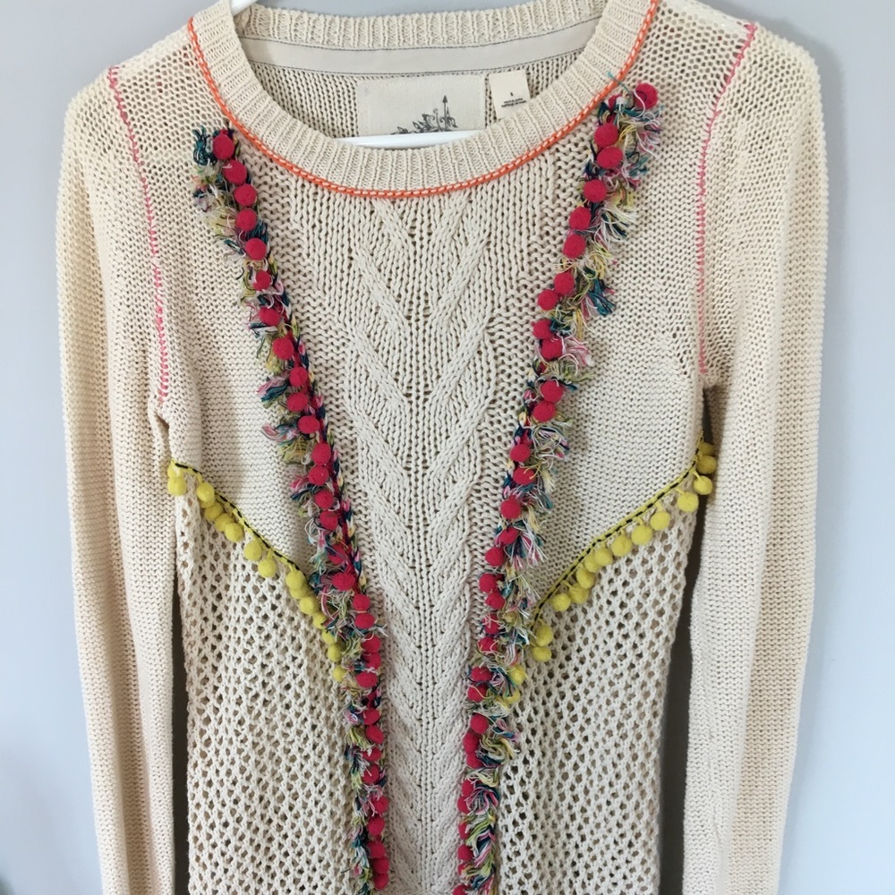 Anthropologie- Angel of the North- New Sweater