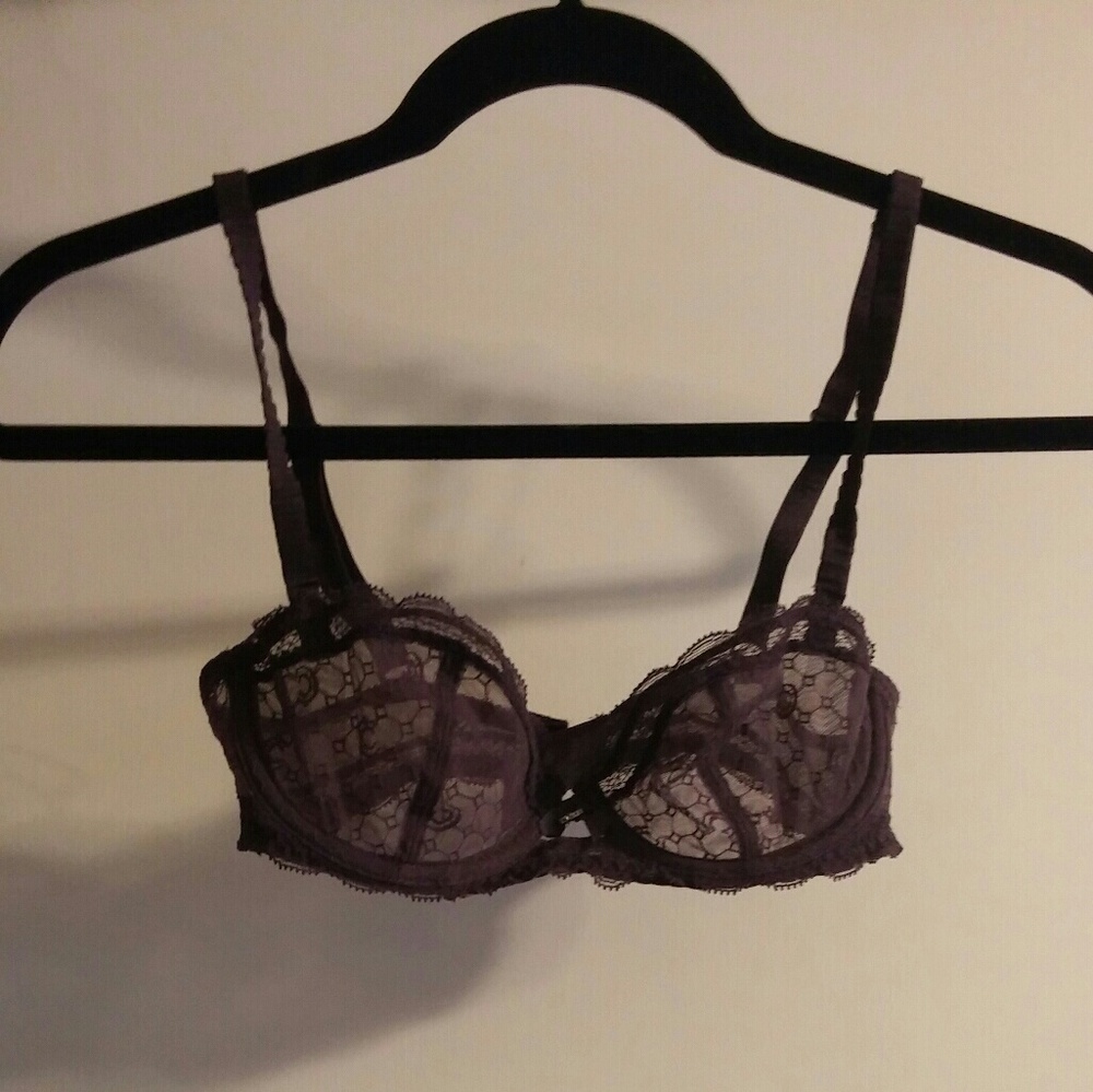 Plum Chantelle Demi Bra