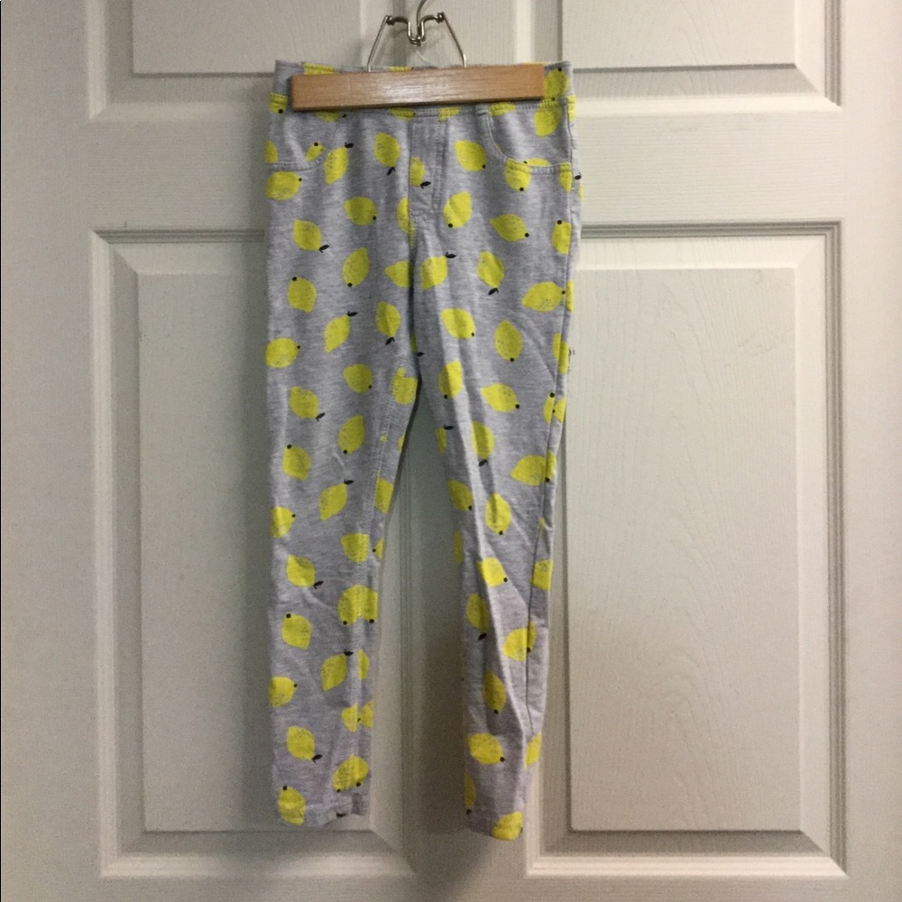 H & M lemon pants