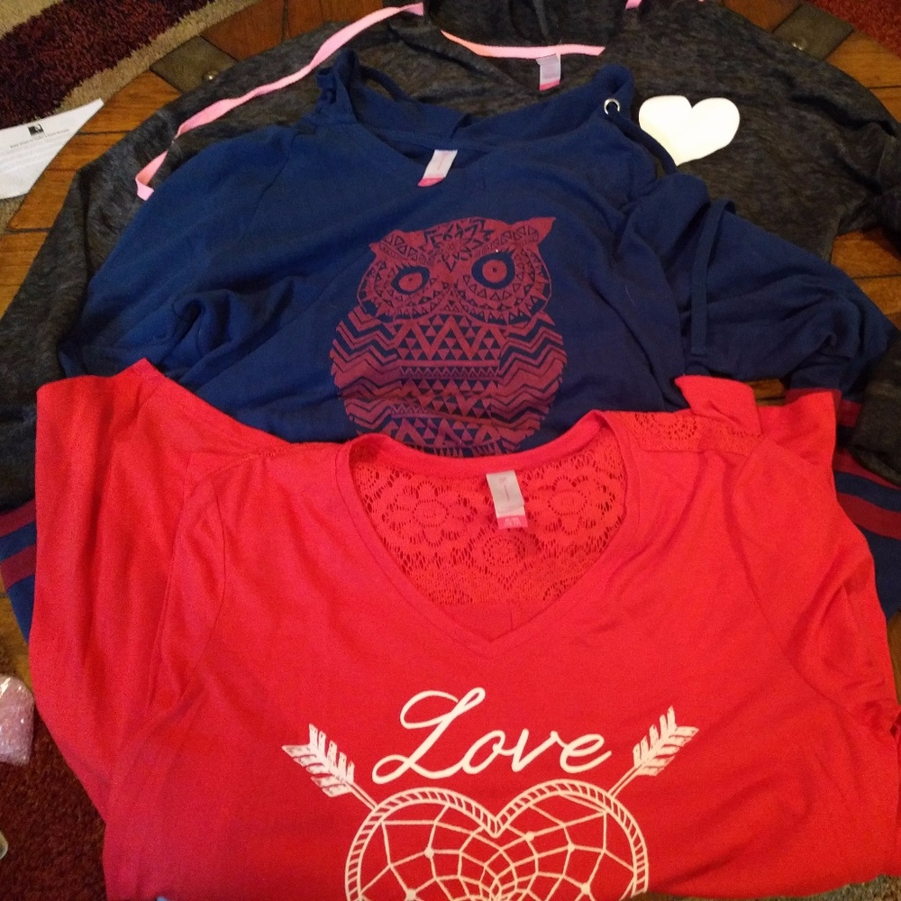 Lot of EUC NoBo graphic Junior hoodies