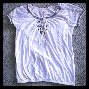 White Peasant Blouse