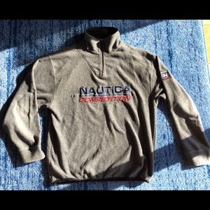 Grey Nautica Competition Fleece Pullover