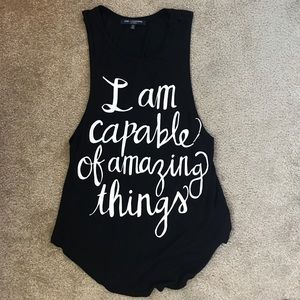 'I am capable of amazing things' Tunic Tank