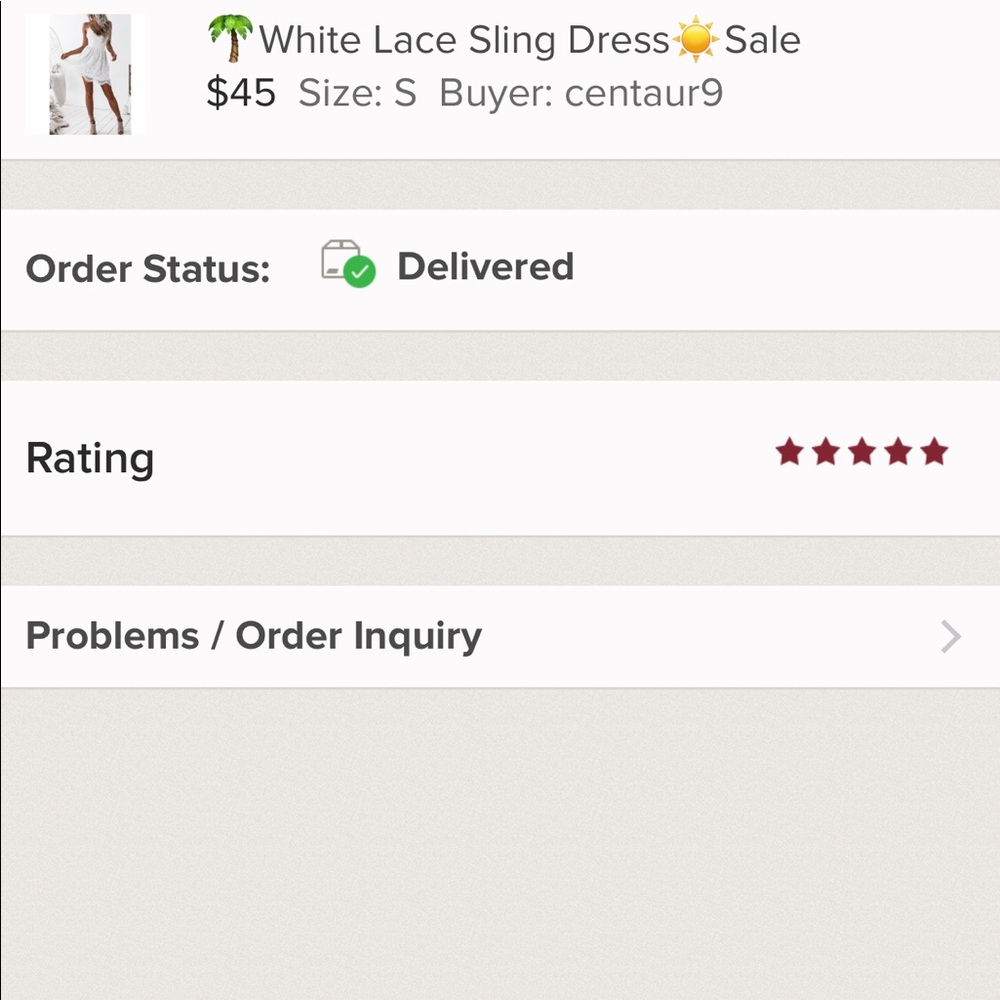 White Lace Sling Dress🍂 - Picture 6 of 7