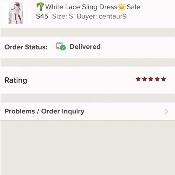 White Lace Sling Dress🍂 - Picture 6 of 7